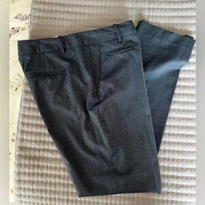 Banana Republic Martin Fit 10Long Lighter Blue /Grayish Patterned Pants